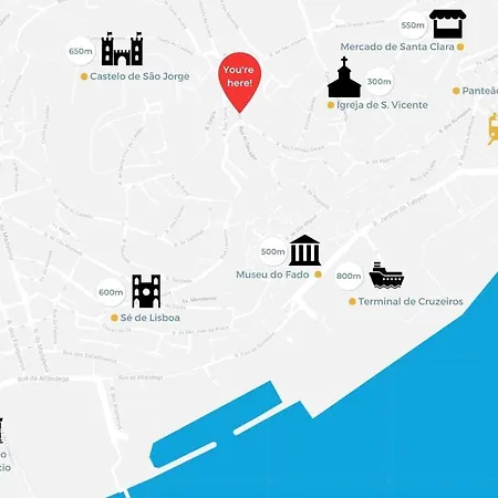 2br Alfama * Lisboa